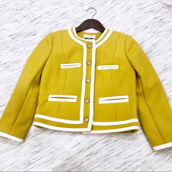 NWT J. Crew Collarless Military Style Jacket - Picture 6 of 8